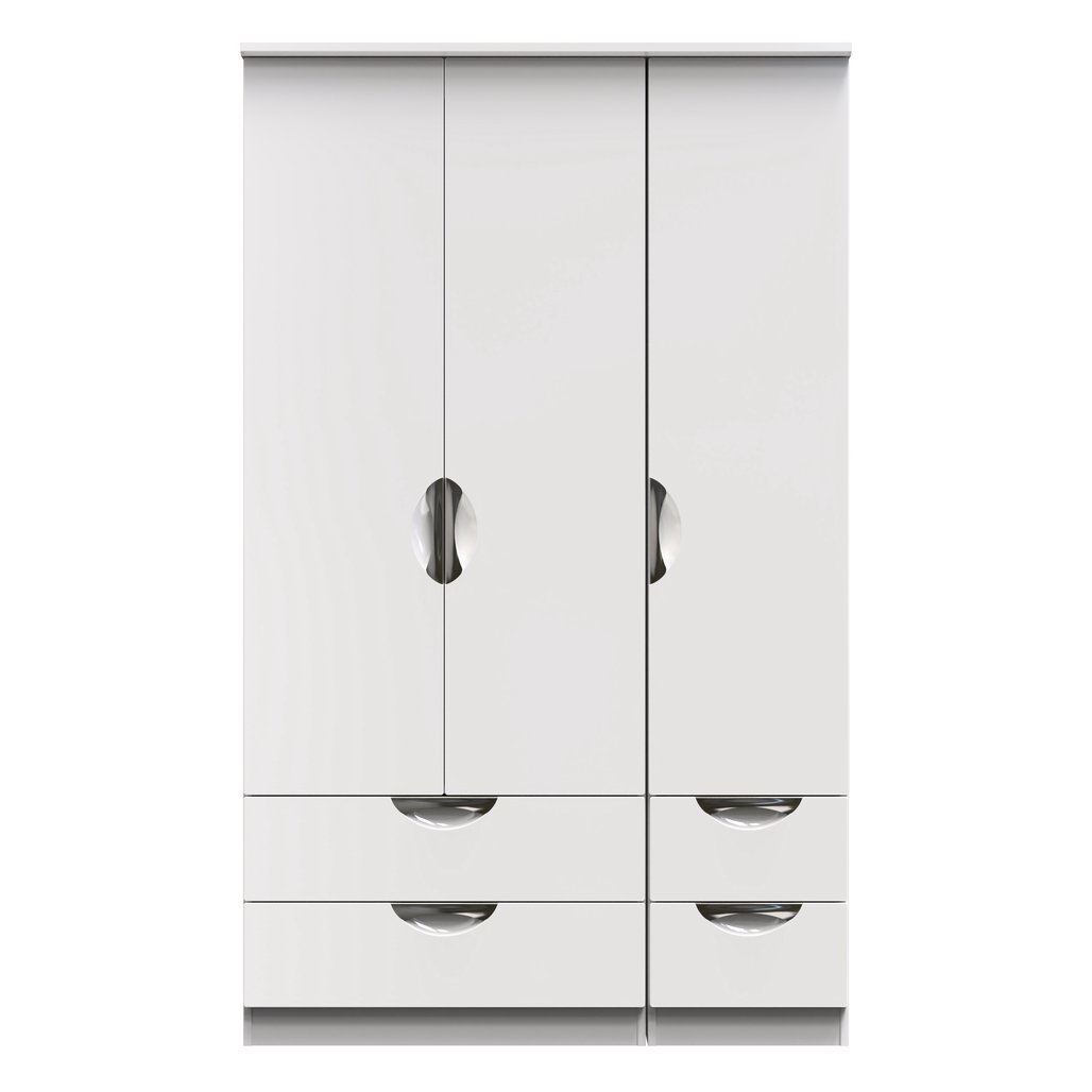 Camden 4 Drawer 3 Door Triple Wardrobe