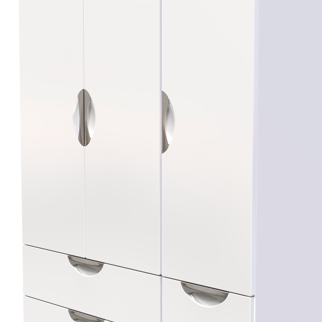 Camden 4 Drawer 3 Door Triple Wardrobe