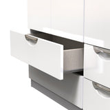 Camden 4 Drawer 3 Door Triple Wardrobe