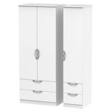 Camden 4 Drawer 3 Door Triple Wardrobe