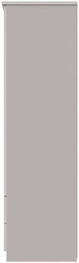 Camden Mirrored Small 2 Drawer 3 Door Triple Wardrobe