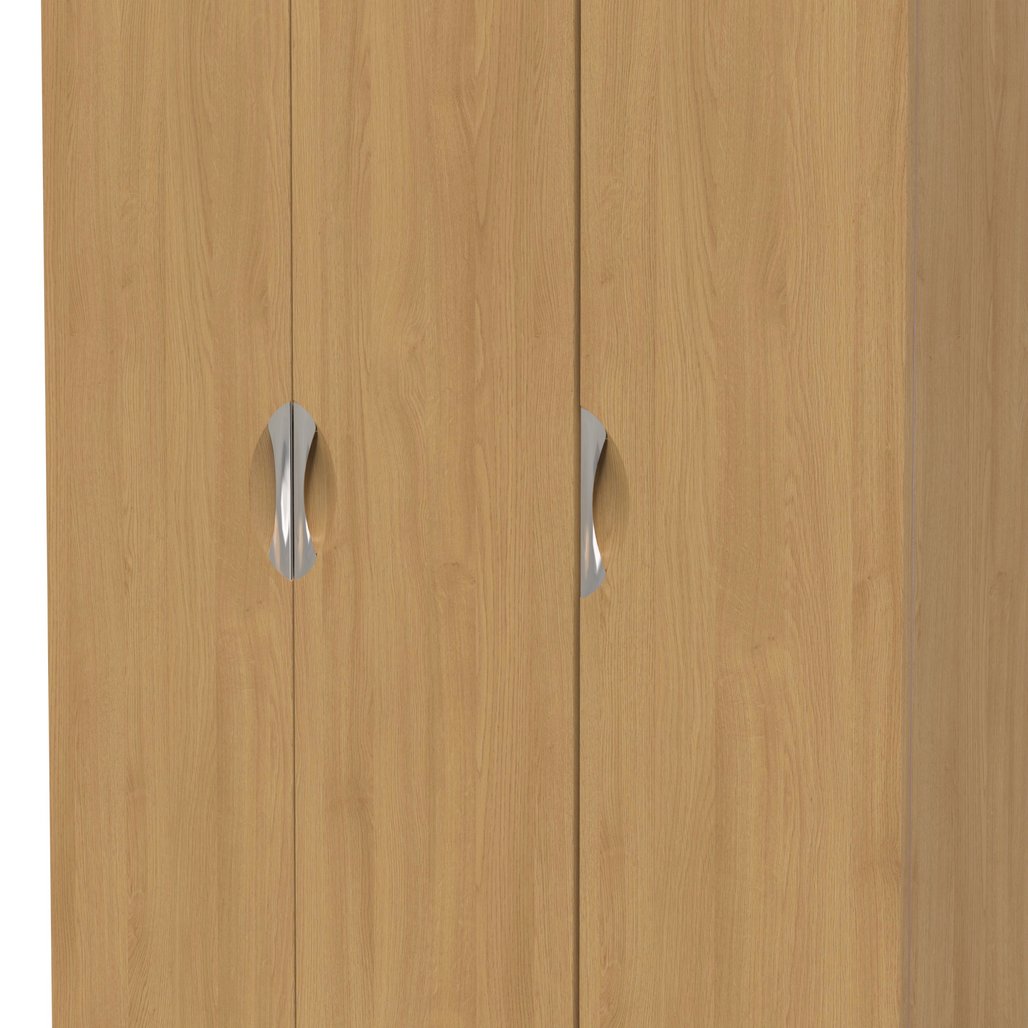 Camden Tall Small 2 Drawer 3 Door Triple Wardrobe