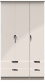 Camden Tall 4 Drawer 3 Door Triple Wardrobe