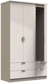 Camden Tall 4 Drawer 3 Door Triple Wardrobe