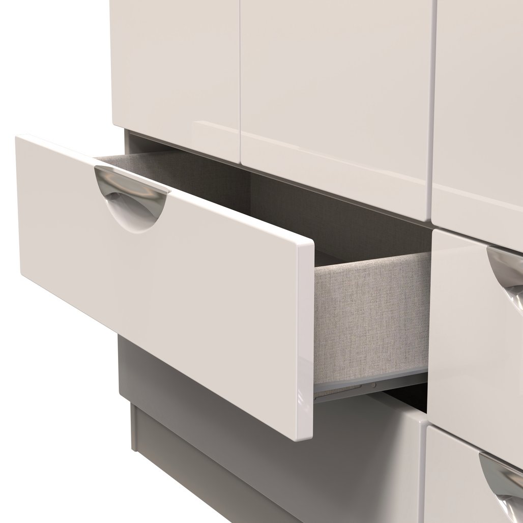 Camden Tall 4 Drawer 3 Door Triple Wardrobe