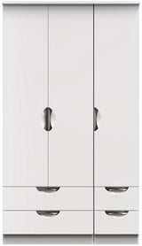 Camden Tall 4 Drawer 3 Door Triple Wardrobe