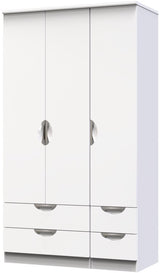 Camden Tall 4 Drawer 3 Door Triple Wardrobe