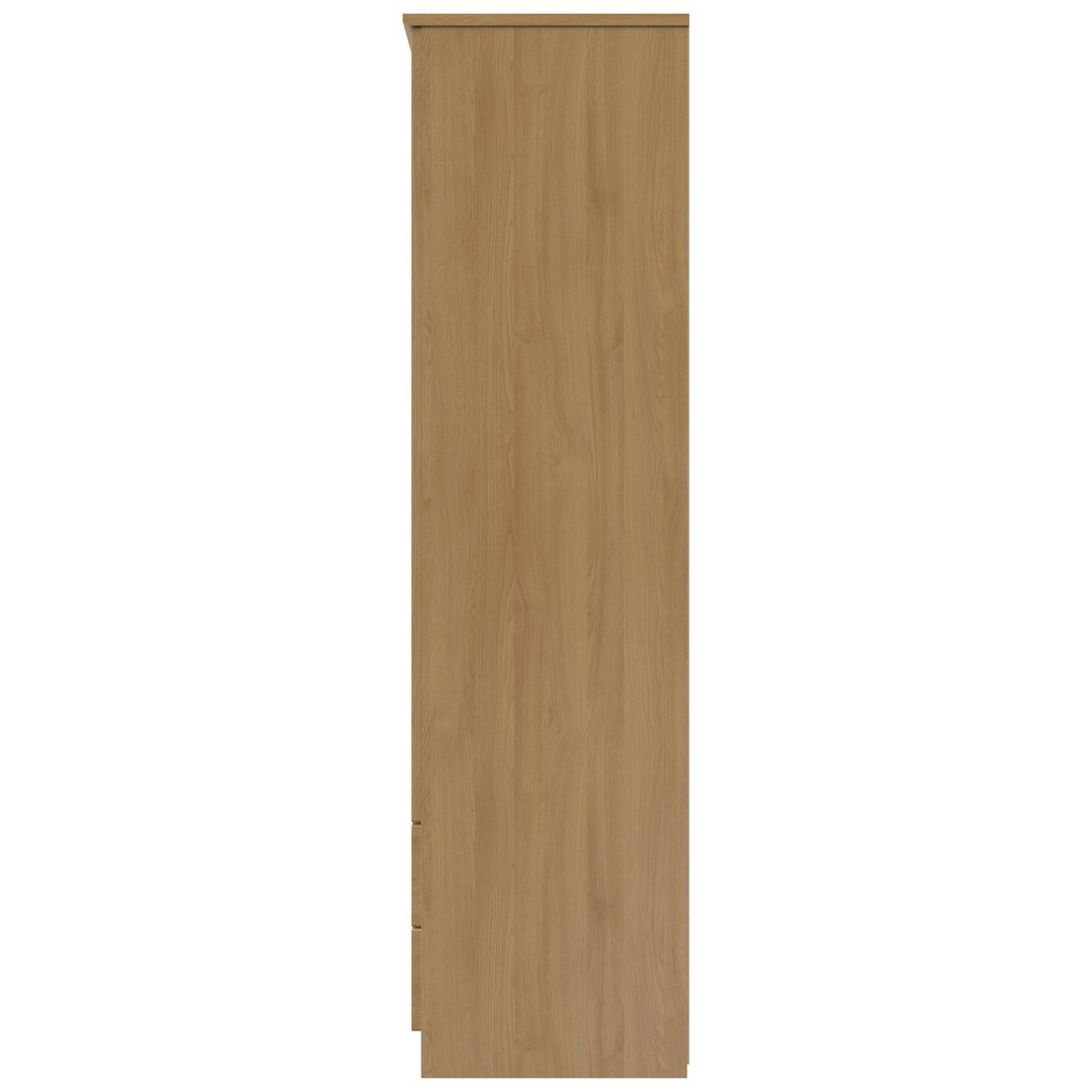 Camden Tall Mirrored 4 Drawer 3 Door Triple Wardrobe