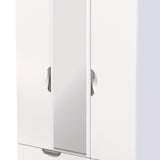 Camden Tall Mirrored 4 Drawer 3 Door Triple Wardrobe