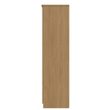 Camden Tall Mirrored 2 Drawer 3 Door Triple Wardrobe