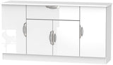 Camden Wide 4 Door 1 Drawer Sideboard