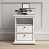 Cannes French Inspired 2 Drawer Bedside