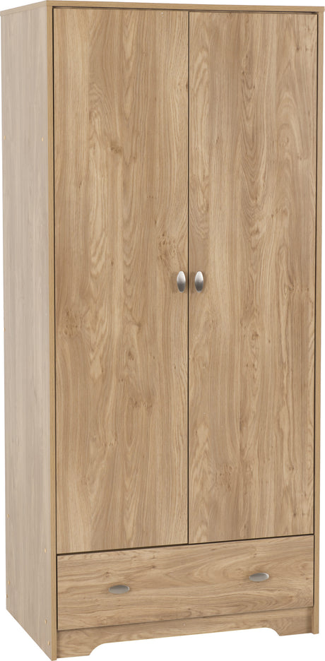 Carlton 2 Door 1 Drawer Double Wardrobe