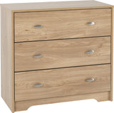 Carlton 2 Door 1 Drawer Wardrobe 3 Piece Bedroom Set