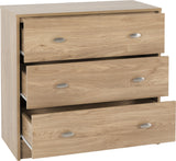 Carlton 2 Door 1 Drawer Wardrobe 3 Piece Bedroom Set