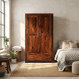 Sequoia 2 Door 1 Drawer Double Wardrobe