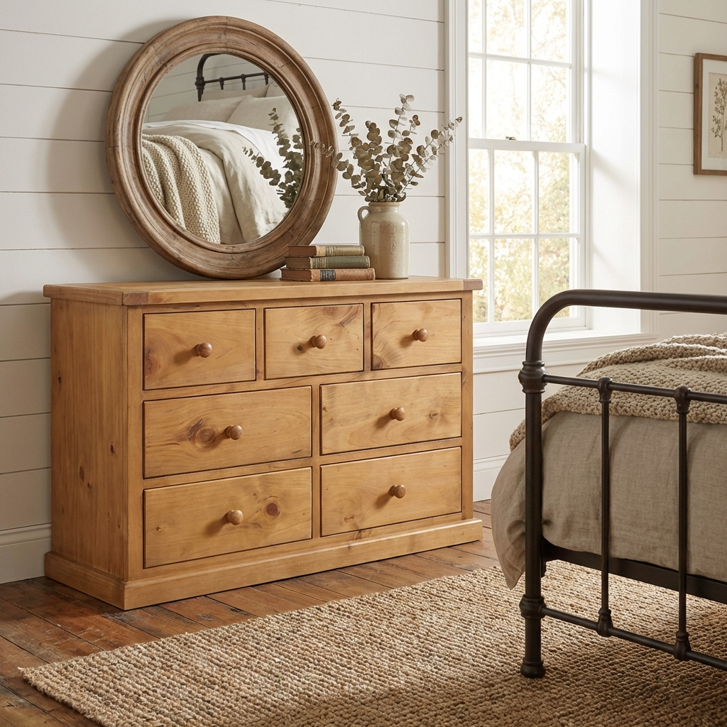 Verde 4+3 Drawer Chest of Drawers