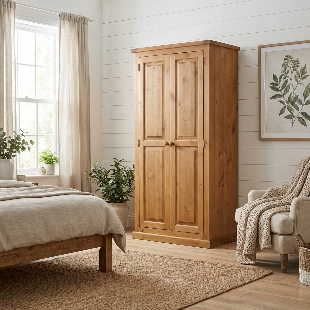 Verde 2 Door Double Full Hanging Wardrobe