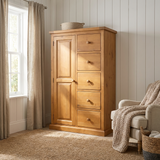 Verde 1 Door 5 Drawer Combination Wardrobe