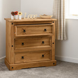 Corona Pine 3 Drawer Chest