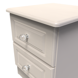 Crystal Ash 2 Drawer Bedside Cabinet