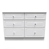 Crystal Ash 6 Drawer Midi Chest