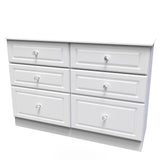 Crystal Ash 6 Drawer Midi Chest