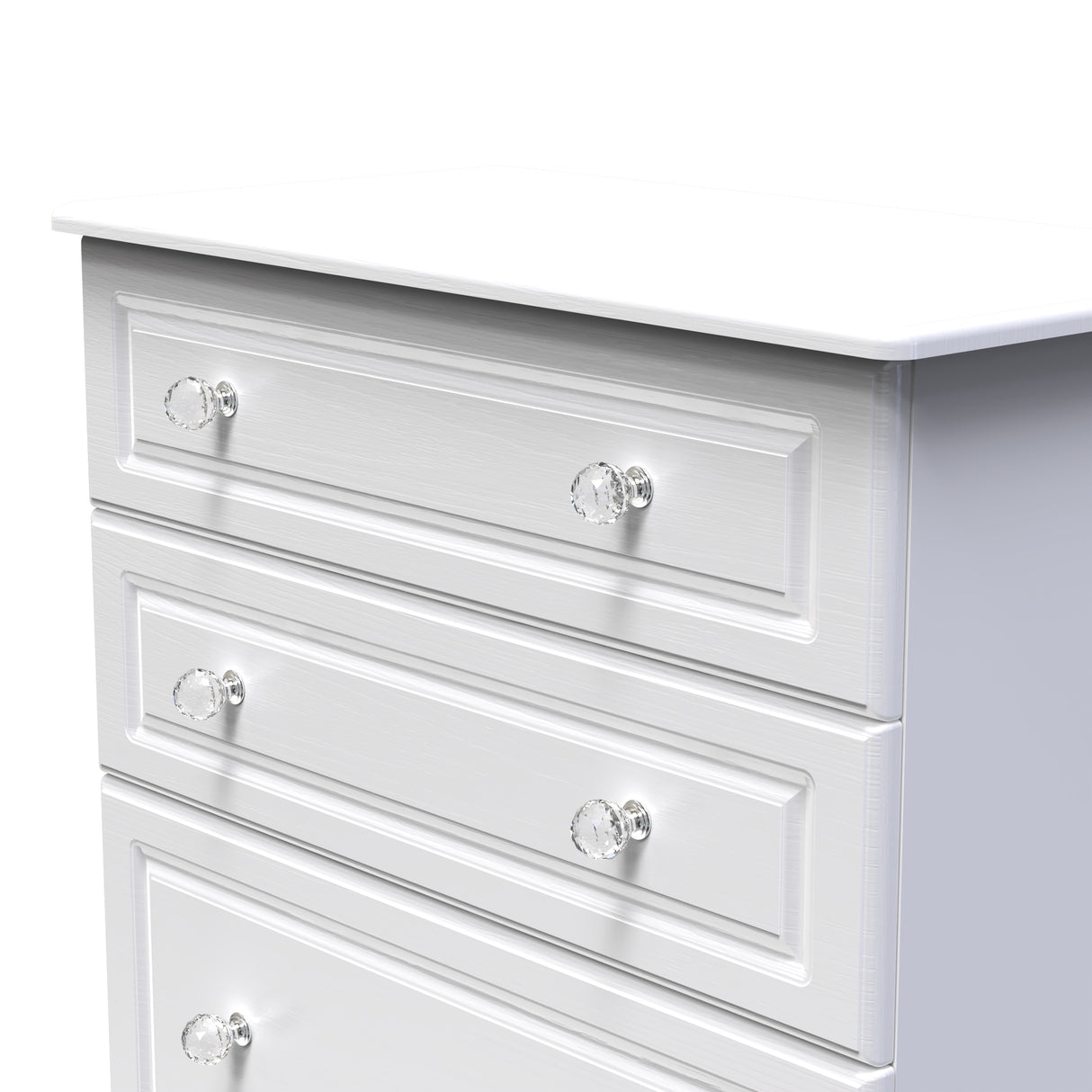 Crystal Ash 4 Drawer Deep Chest