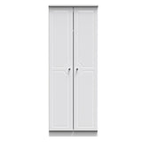 Crystal White Ash 2 Door Wardrobe