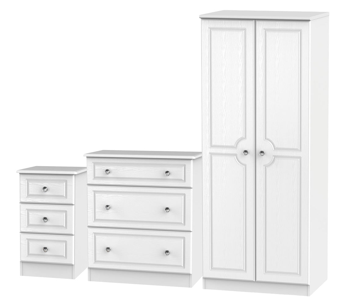 Crystal 3 Piece Bedroom Set