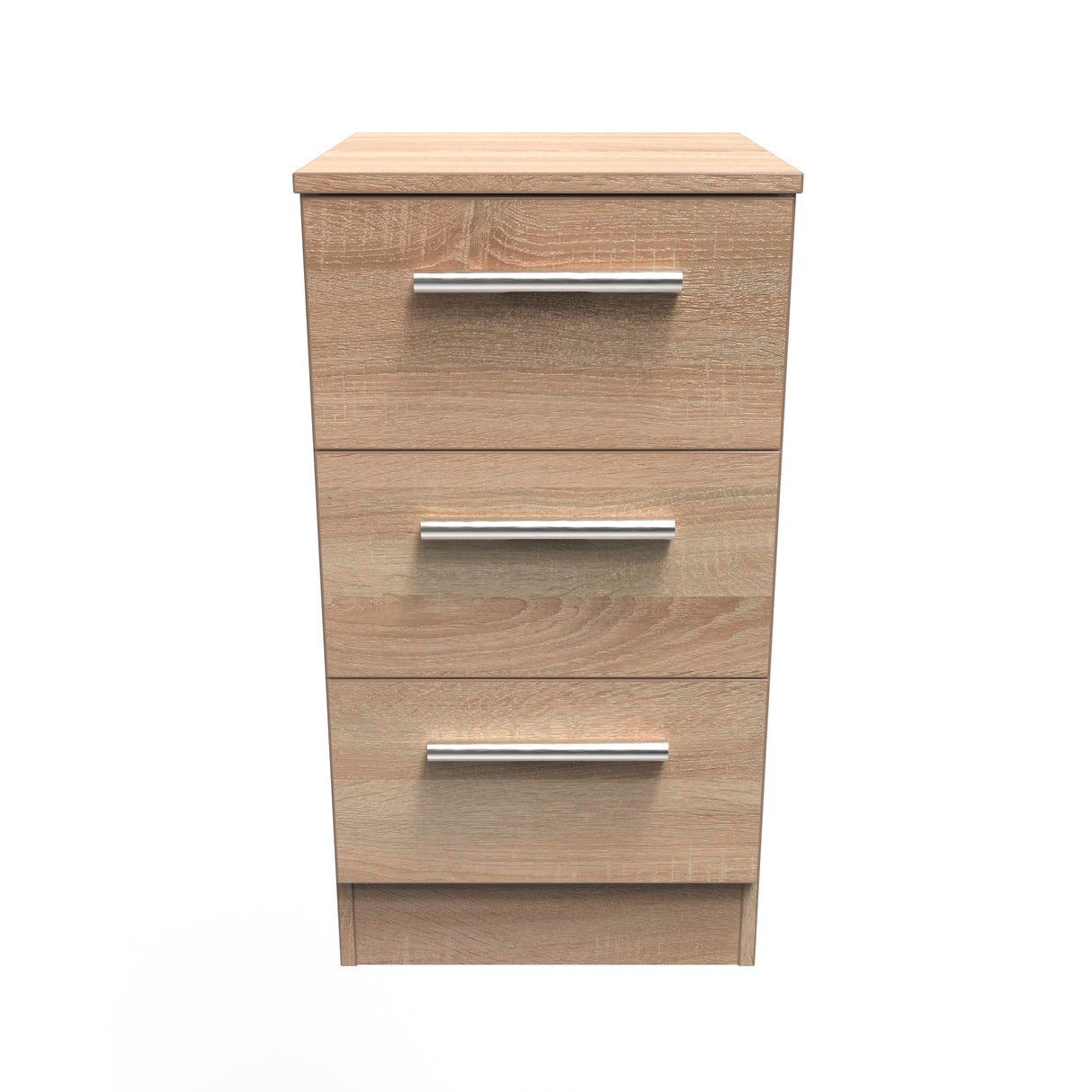 Contrast 3 Drawer Bedside Cabinet