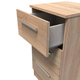 Contrast 3 Drawer Bedside Cabinet