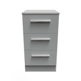 Contrast 3 Drawer Bedside Cabinet