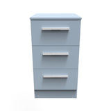 Contrast 3 Drawer Bedside Cabinet