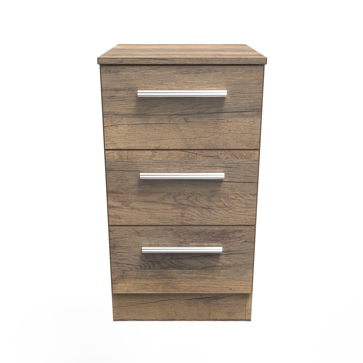 Contrast 3 Drawer Bedside Cabinet