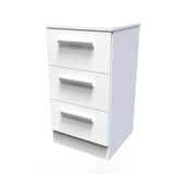 Contrast 3 Drawer Bedside Cabinet