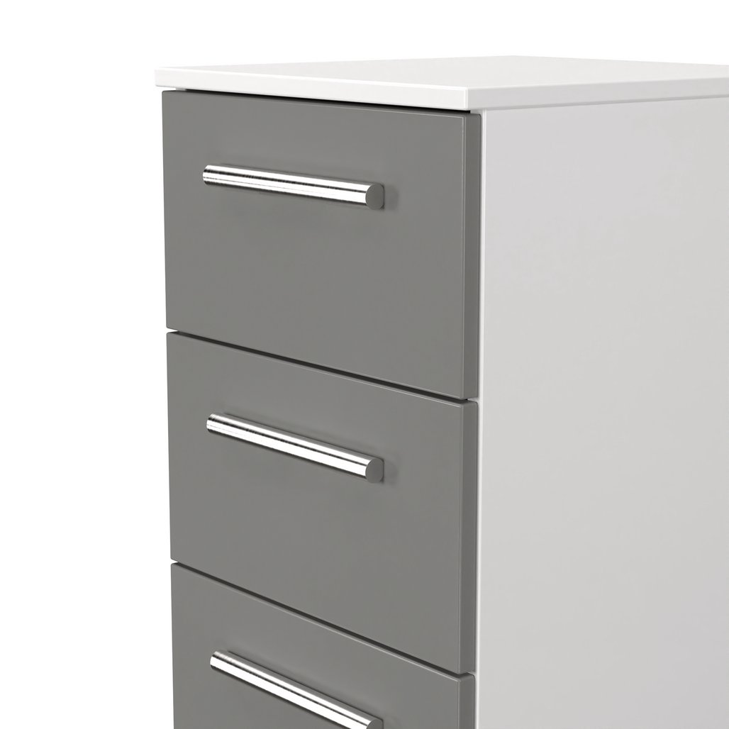 Contrast 5 Drawer Bedside Table