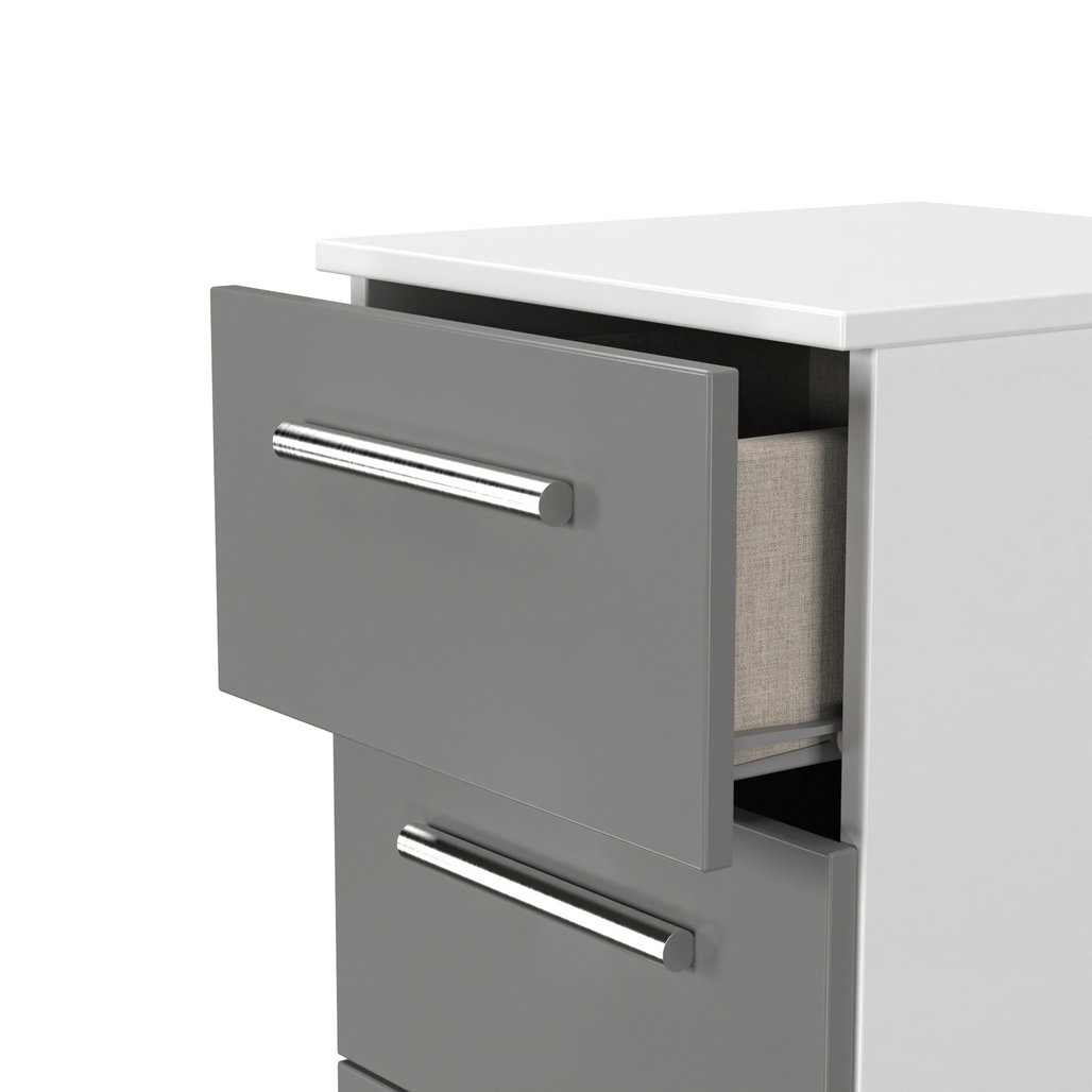 Contrast 5 Drawer Bedside Table