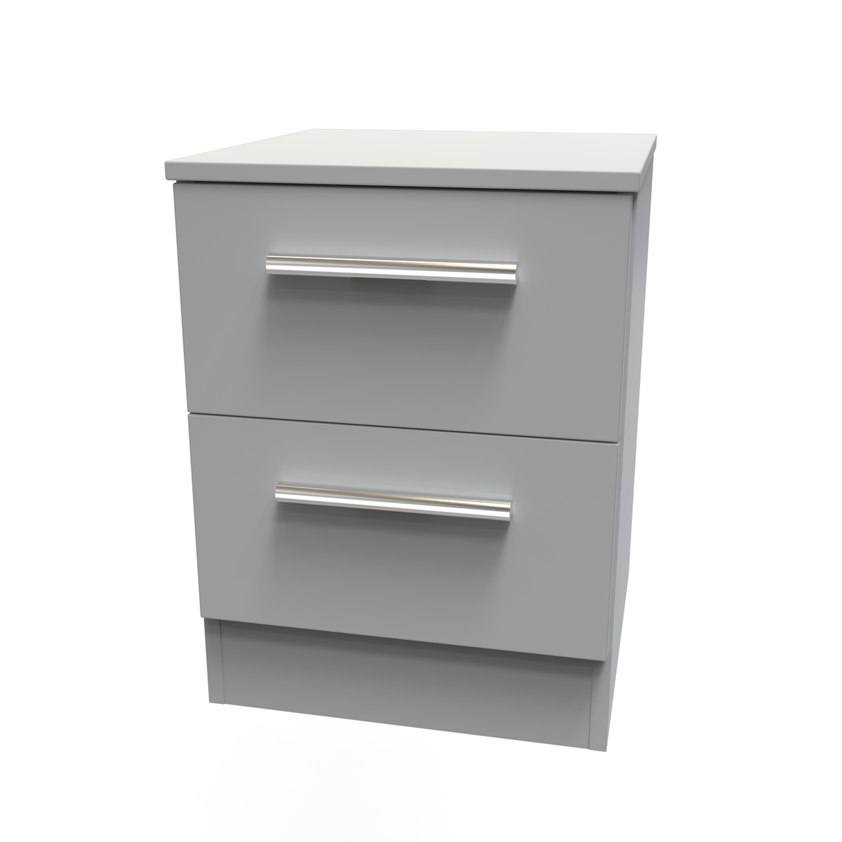 Contrast 2 Drawer Bedside Cabinet