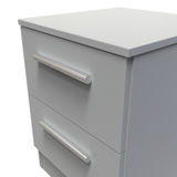 Contrast 2 Drawer Bedside Cabinet