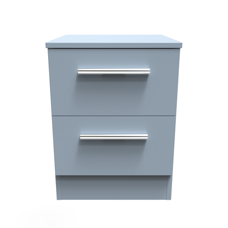 Contrast 2 Drawer Bedside Cabinet