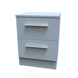 Contrast 2 Drawer Bedside Cabinet