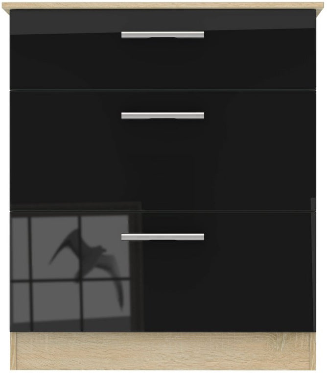 Contrast 3 Drawer Chest