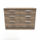 Contrast 6 Drawer Midi Chest