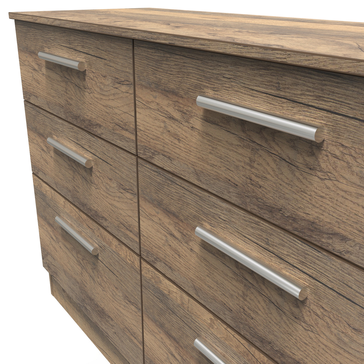 Contrast 6 Drawer Midi Chest