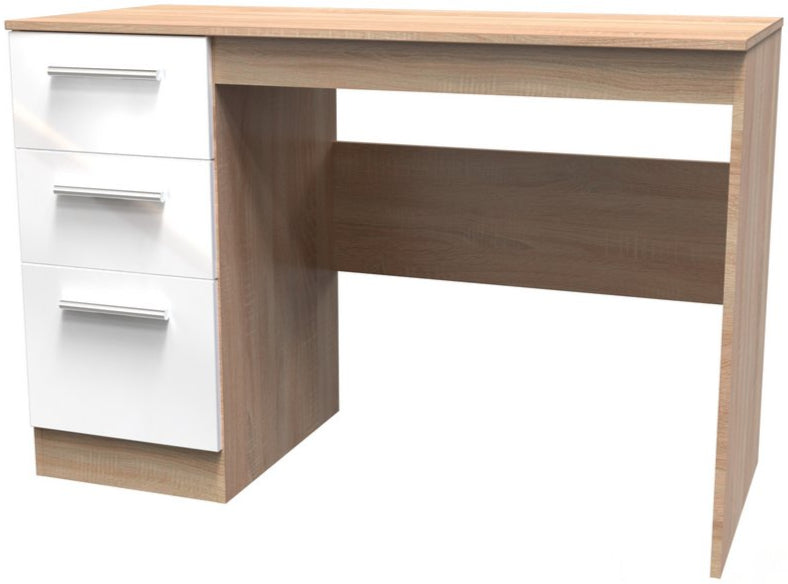 Contrast 3 Drawer Pedestal Desk