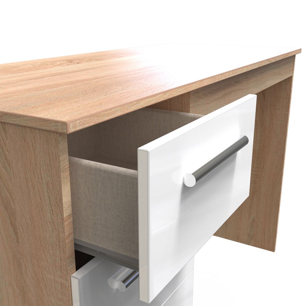 Contrast 3 Drawer Pedestal Desk