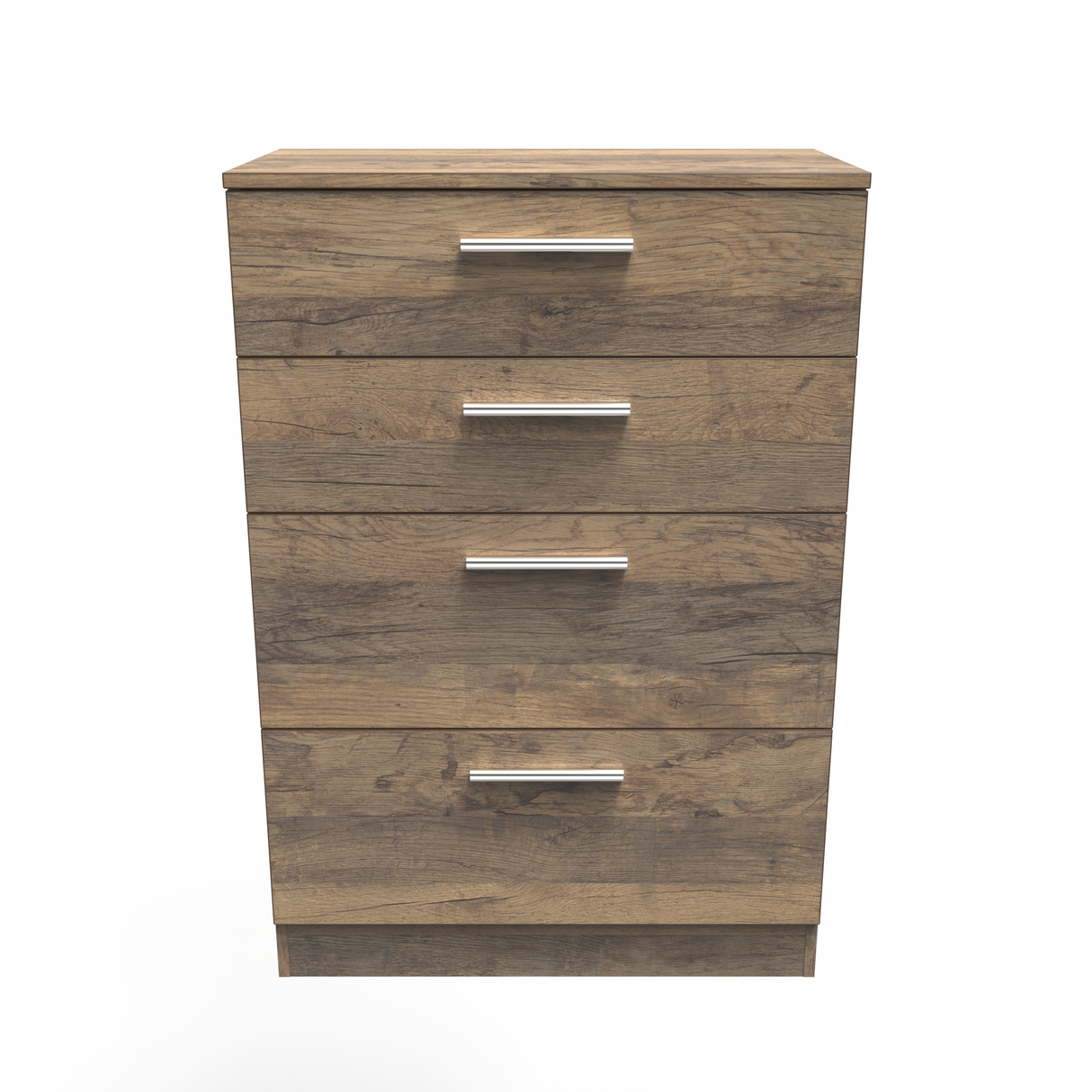 Contrast Vintage Oak 4 Drawer Deep Chest