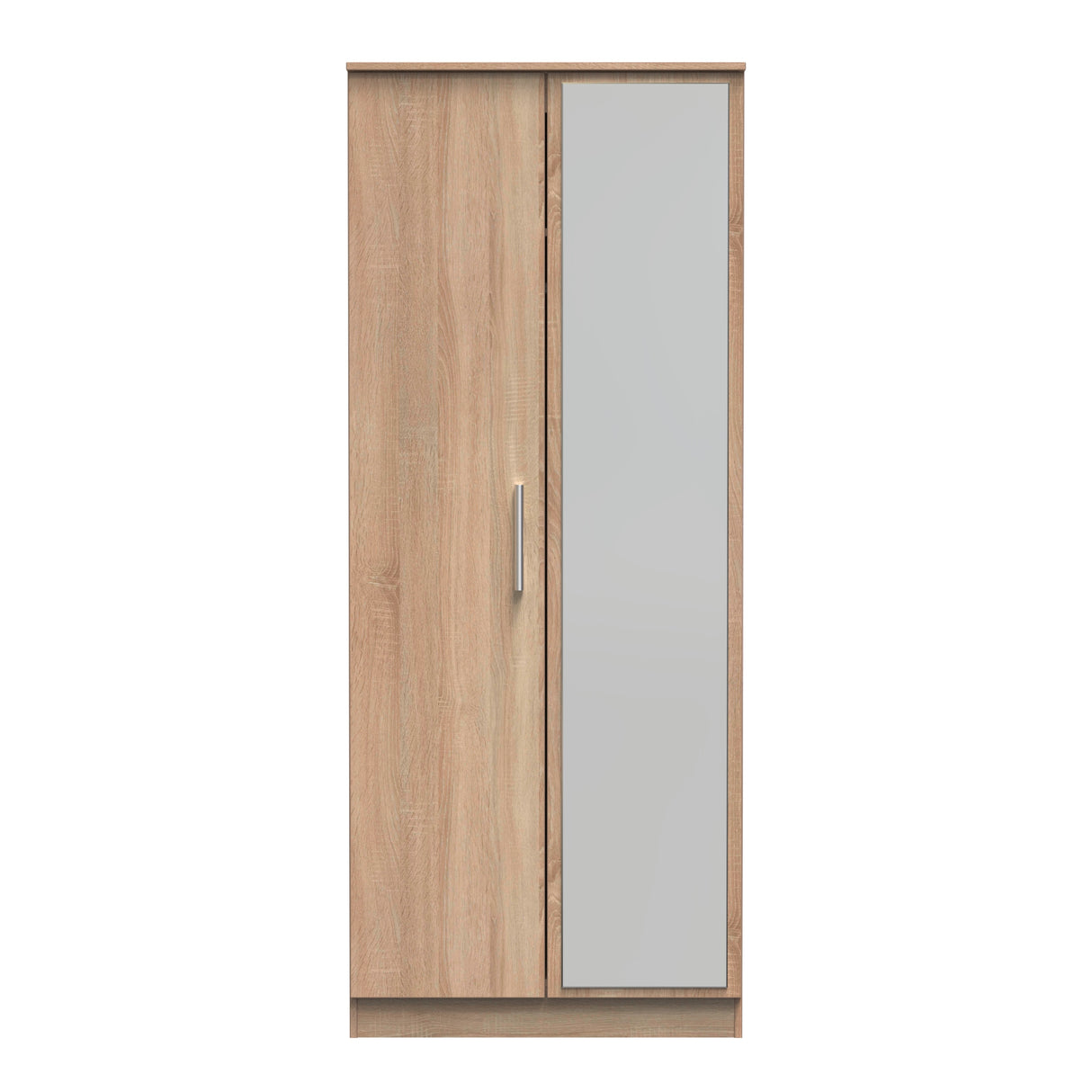 Contrast 2 Door Mirrored Wardrobe