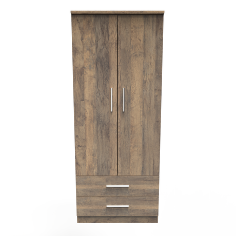 Contrast 2 Door 2 Drawer Wardrobe